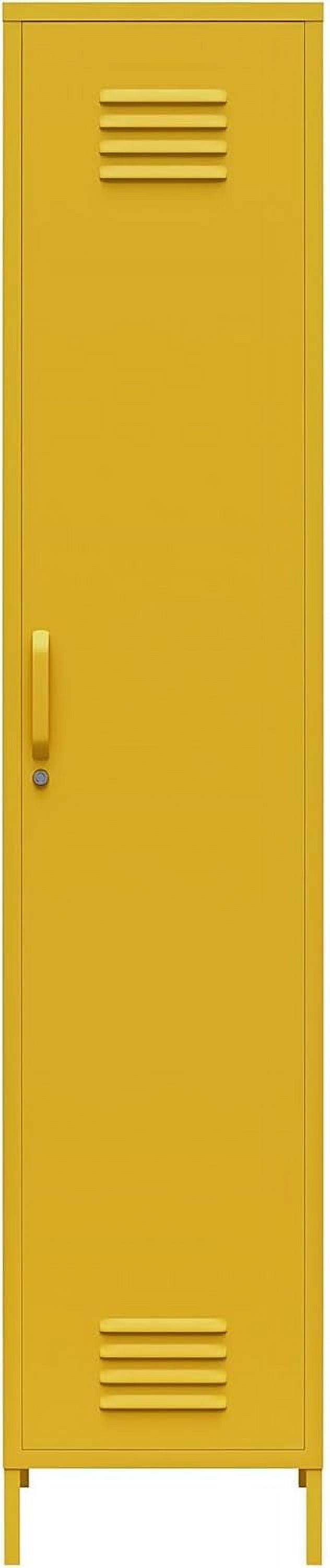 RealRooms Shadwick Single Metal Locker Storage Cabinet