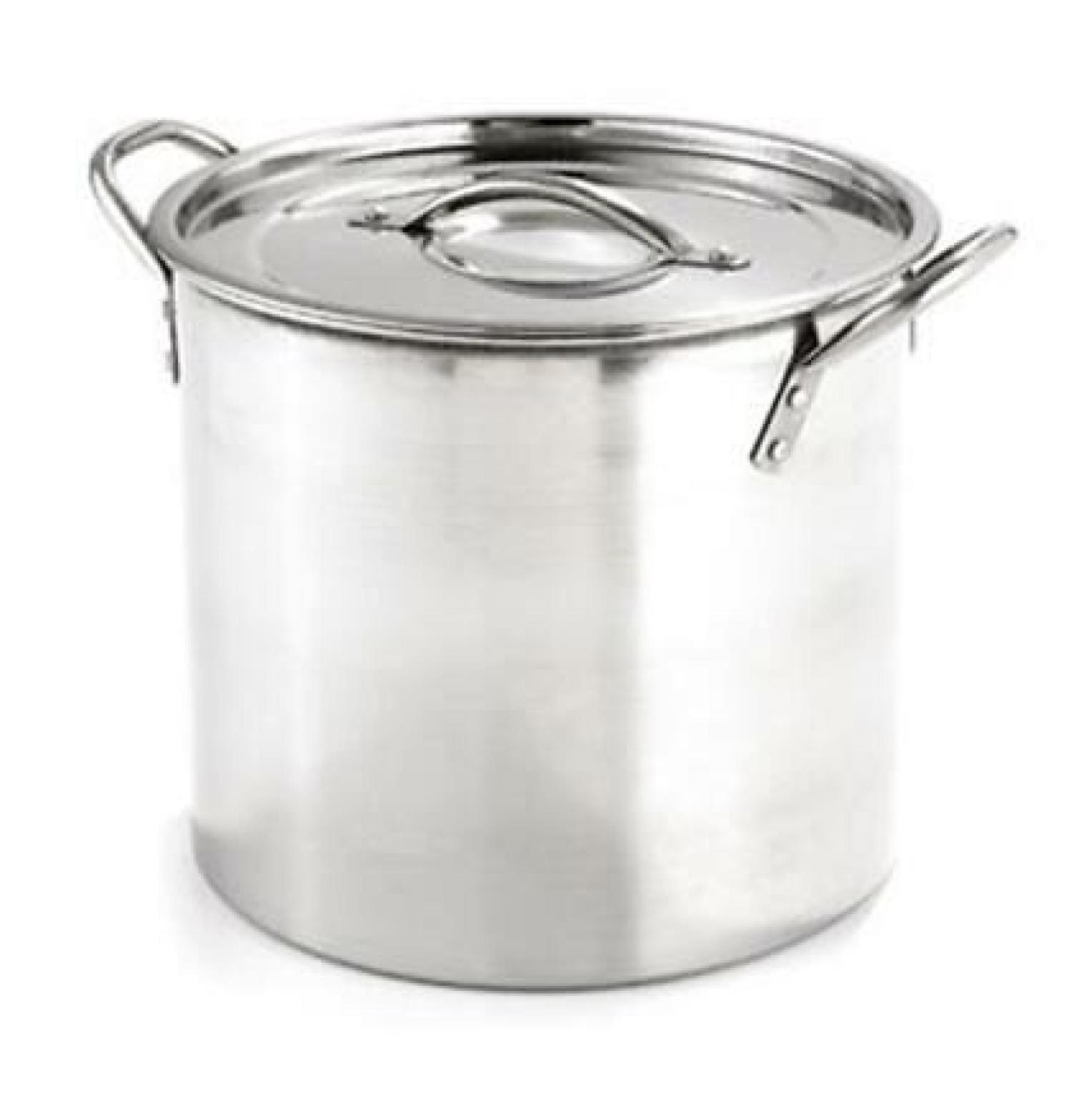 8 Quart Stainless Steel Stock Pot with Lid