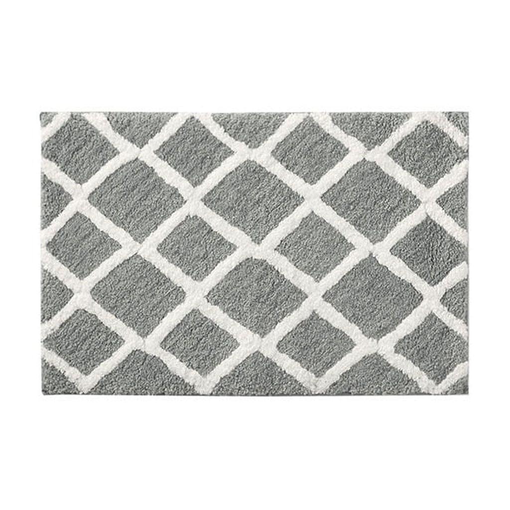 Arlo Reversible Tufted Microfiber Bath Rug