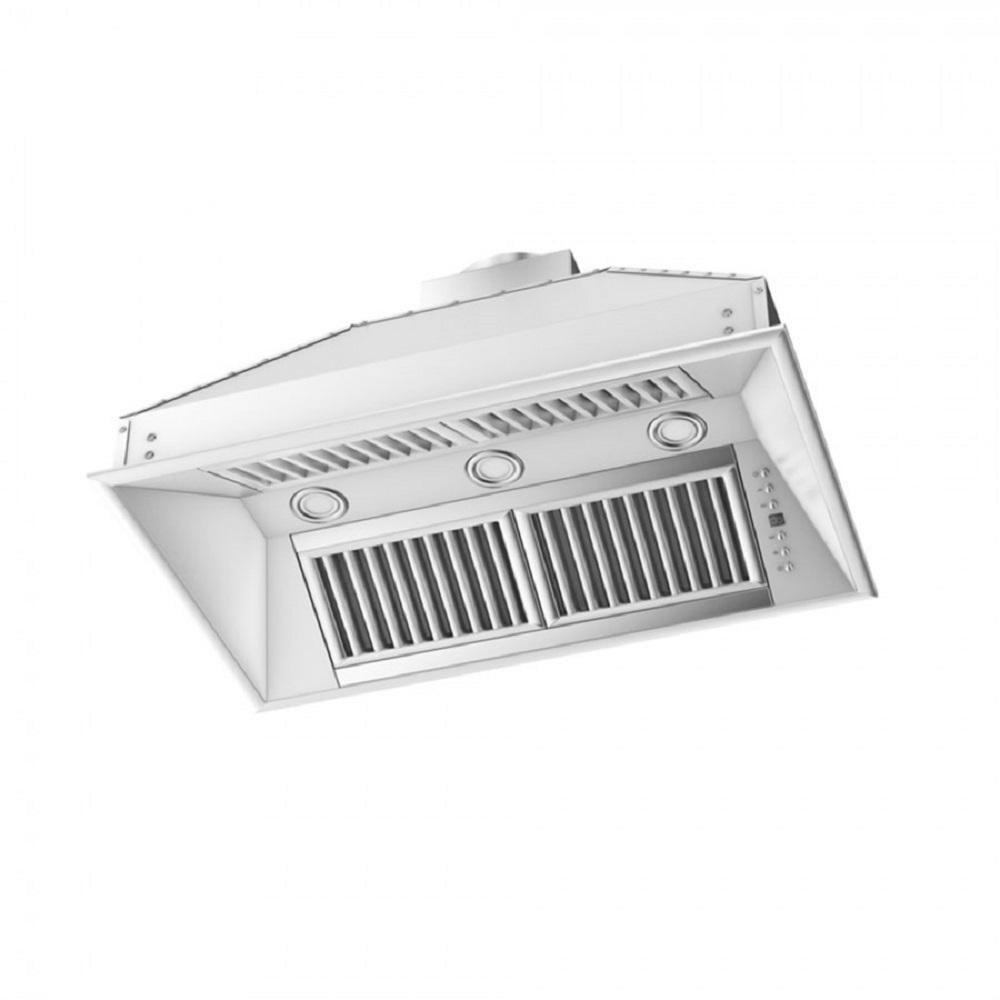 28" Brushed Stainless Steel Ducted Insert Range Hood