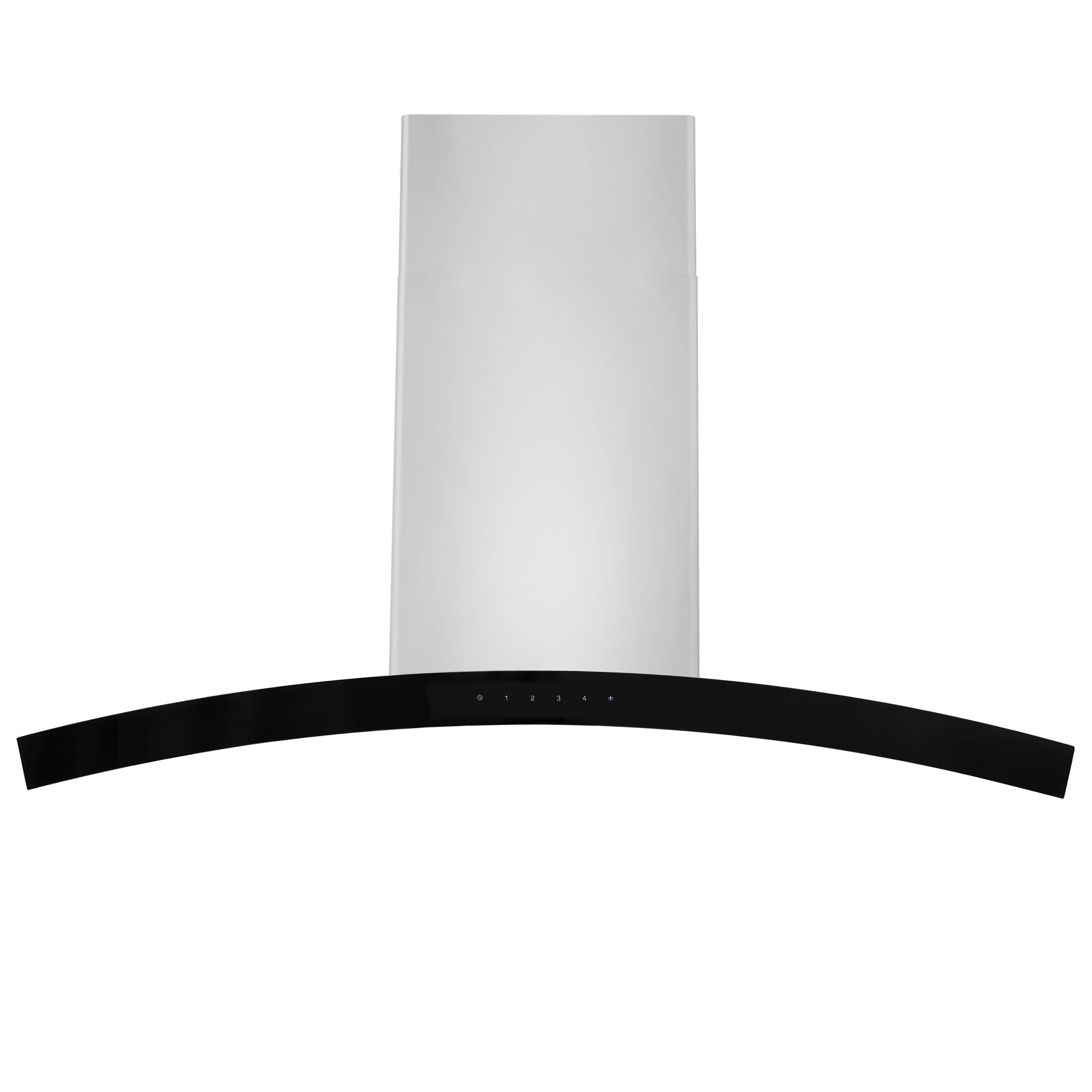 30" KN 400 CFM Convertible Wall Mount Range Hood in Brushed Stainless Steel