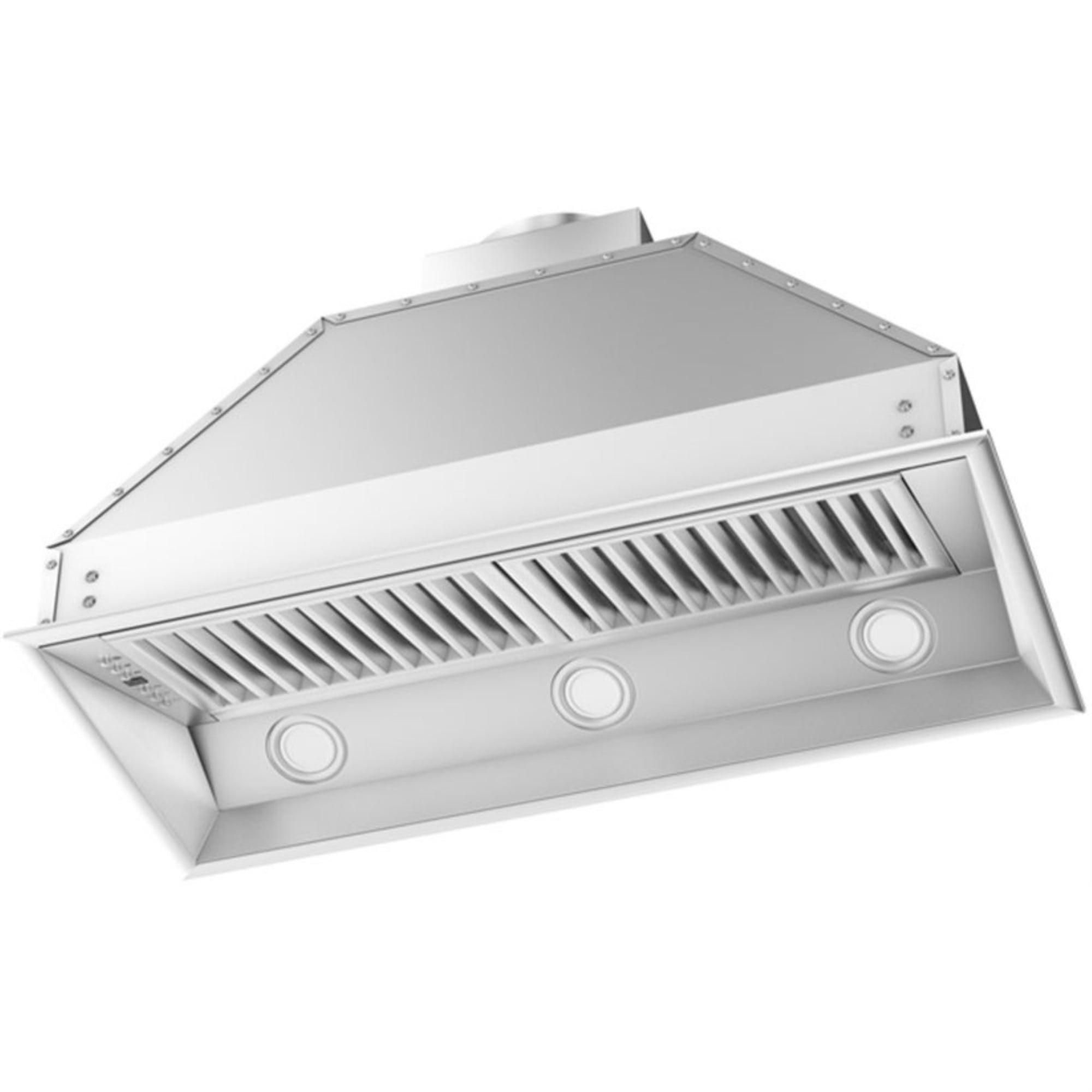 34" Stainless Steel Insert Range Hood with 4-Speed Motor