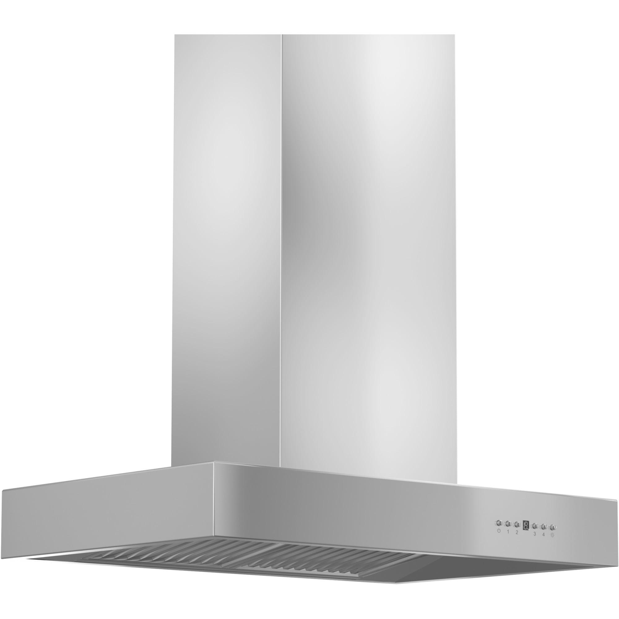 36" Brushed Stainless Steel Island Range Hood