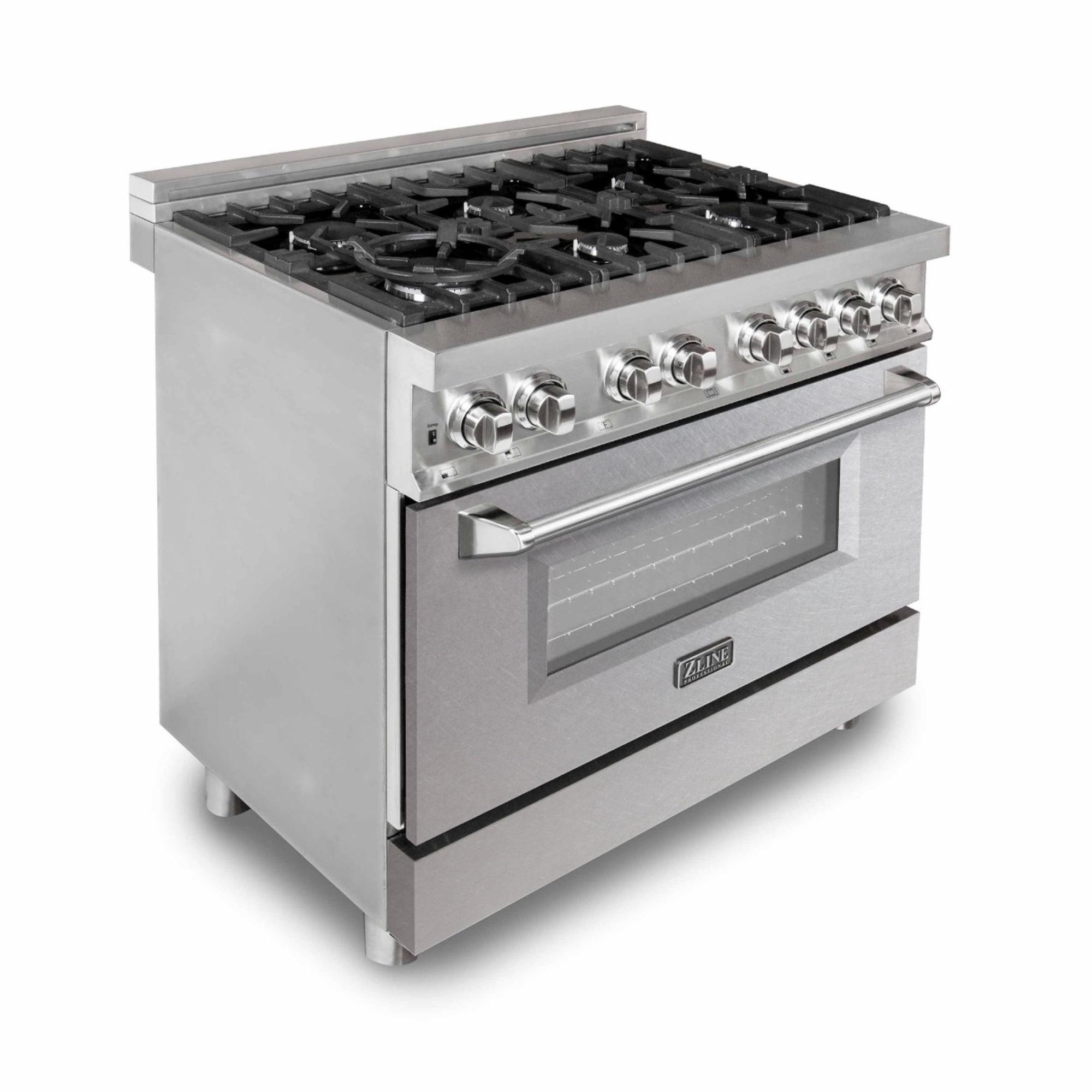 ZLINE 36" Legacy Dual Fuel Range w/ 6 Burner Cooktop & Electric Oven