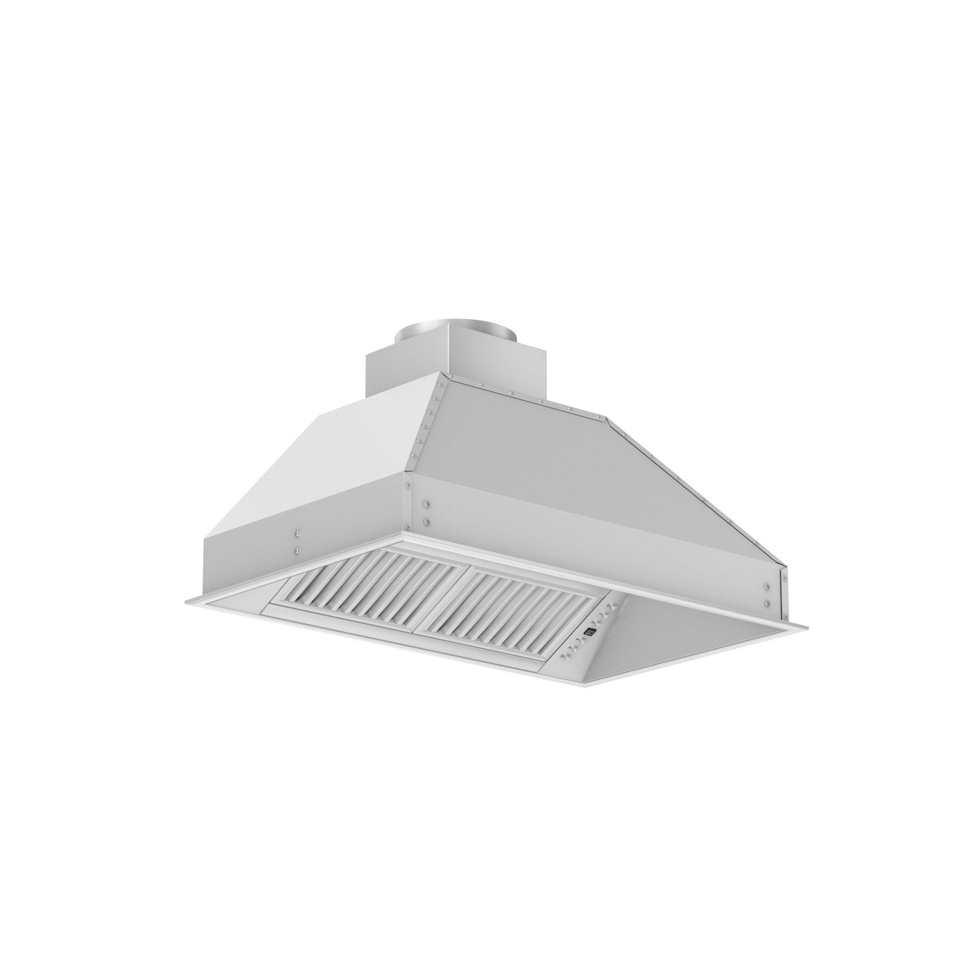 46" 700 CFM Ducted Insert Range Hood in Brushed 430 Stainless Steel