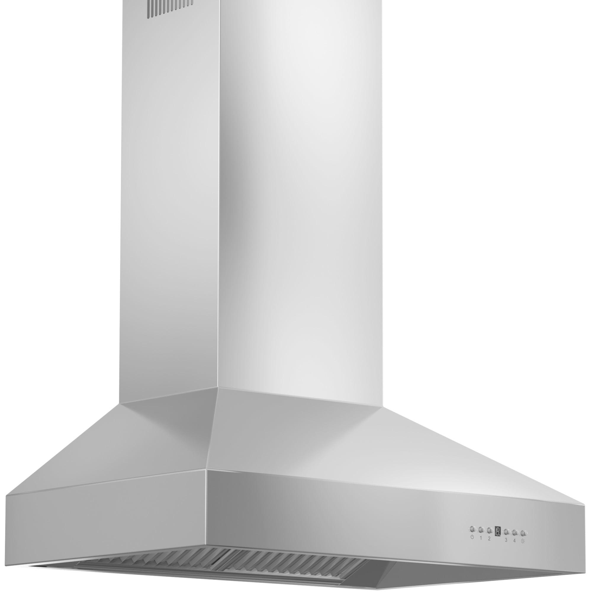 ZLINE 42 in. Professional Ducted Wall Mount Range Hood in Stainless Steel (697-42)