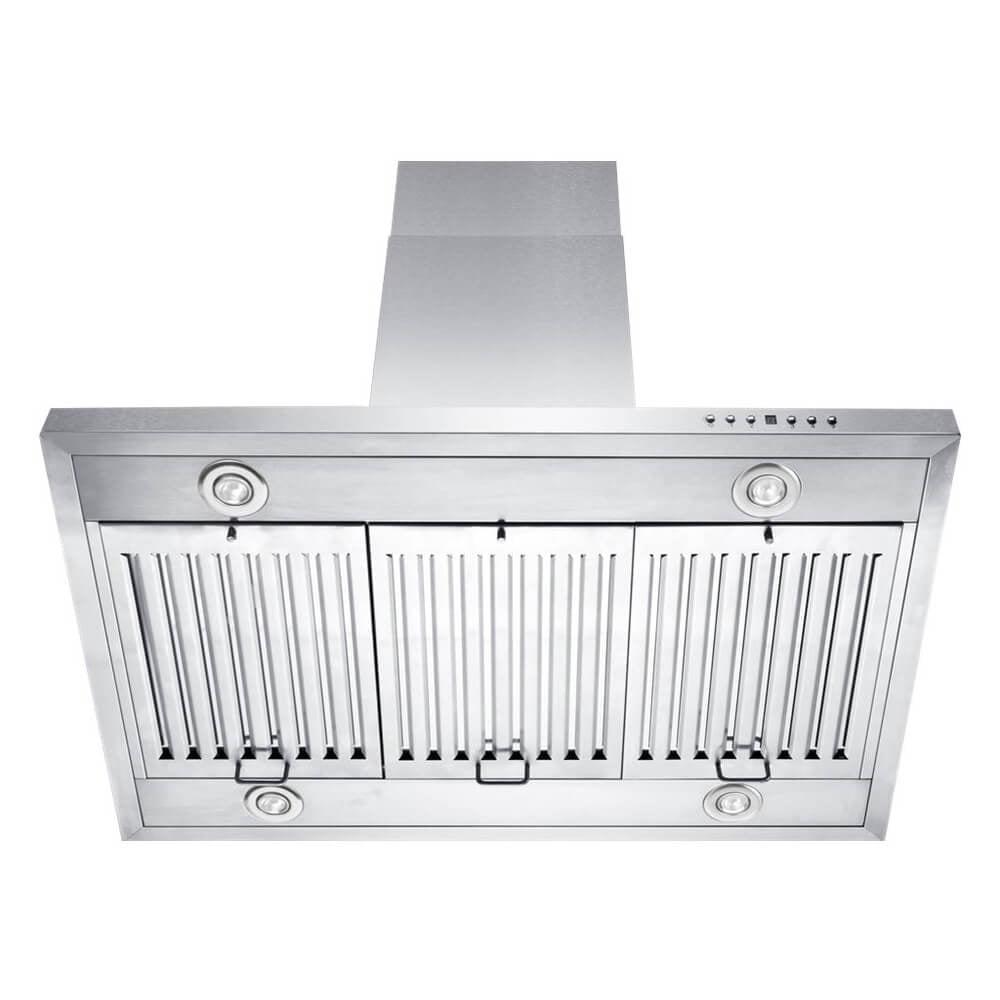 30 in. Convertible Vent Isl& Mount Range Hood in Stainless Steel (GL2i-30)