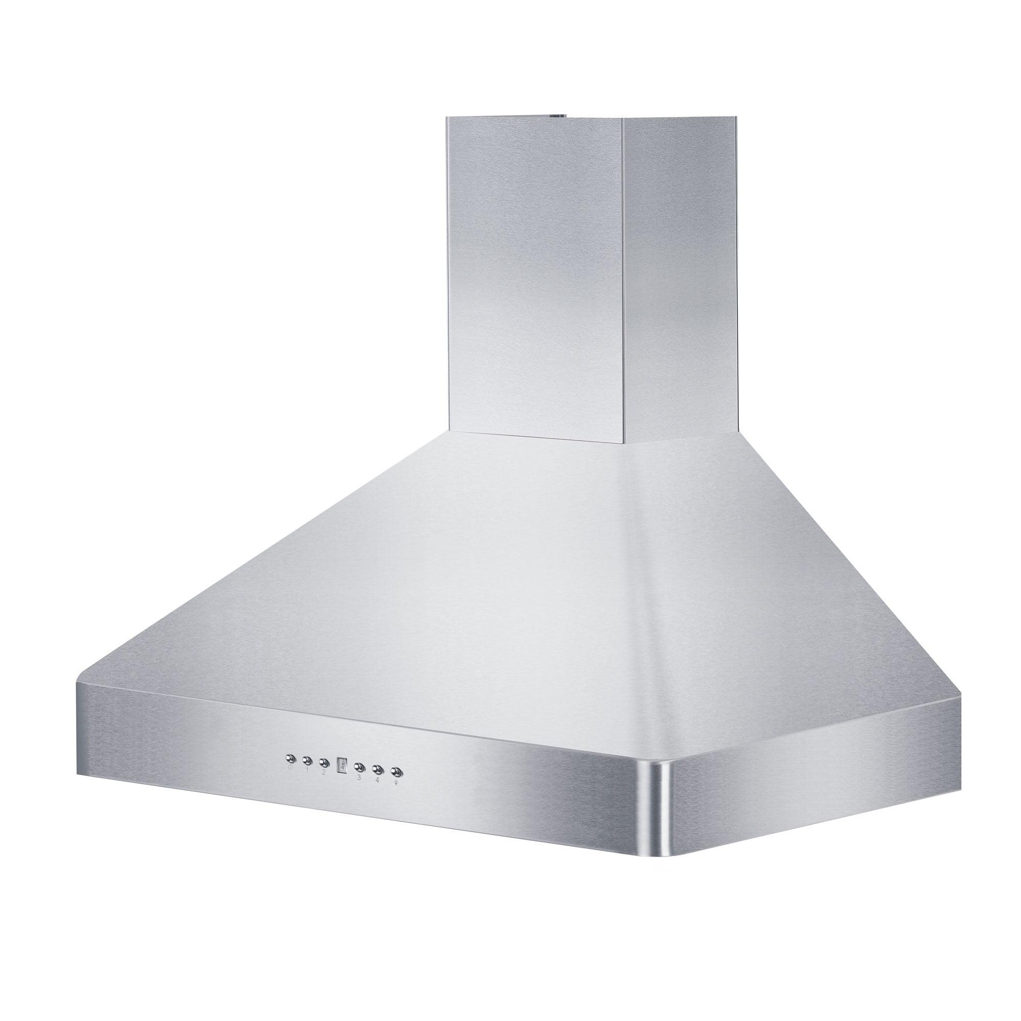 36-Inch Stainless Steel Convertible Wall Mount Range Hood