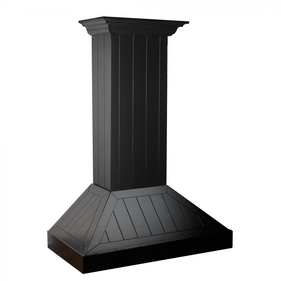 ZLINE 36 in. Wooden Convertible Vent Wall Mount Range Hood in Rustic Light Finish - Includes Motor (KPLL-36)