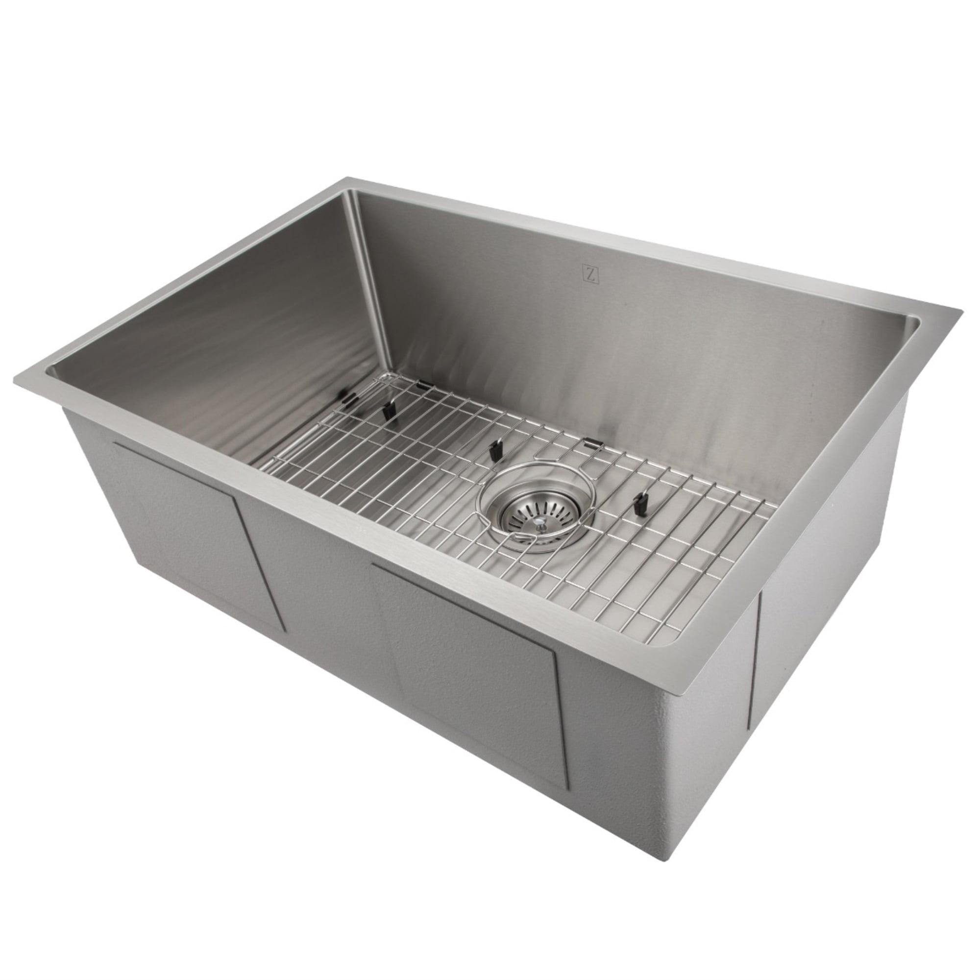 Meribel 30" Stainless Steel Freestanding Single Bowl Kitchen Sink