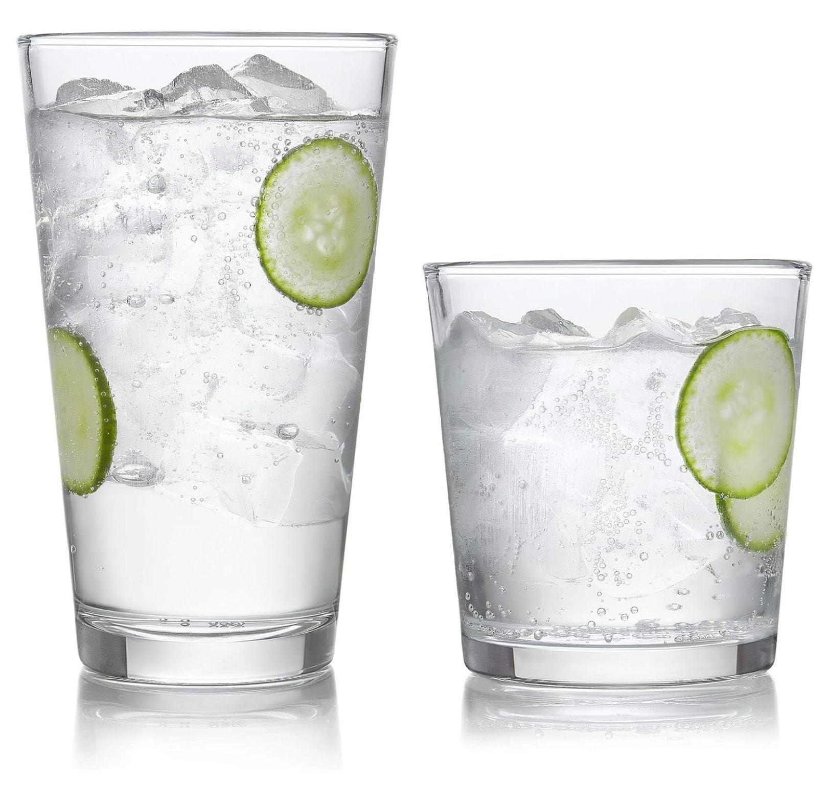 Libbey Preston 16-Piece Tumbler and Rocks Glass Set