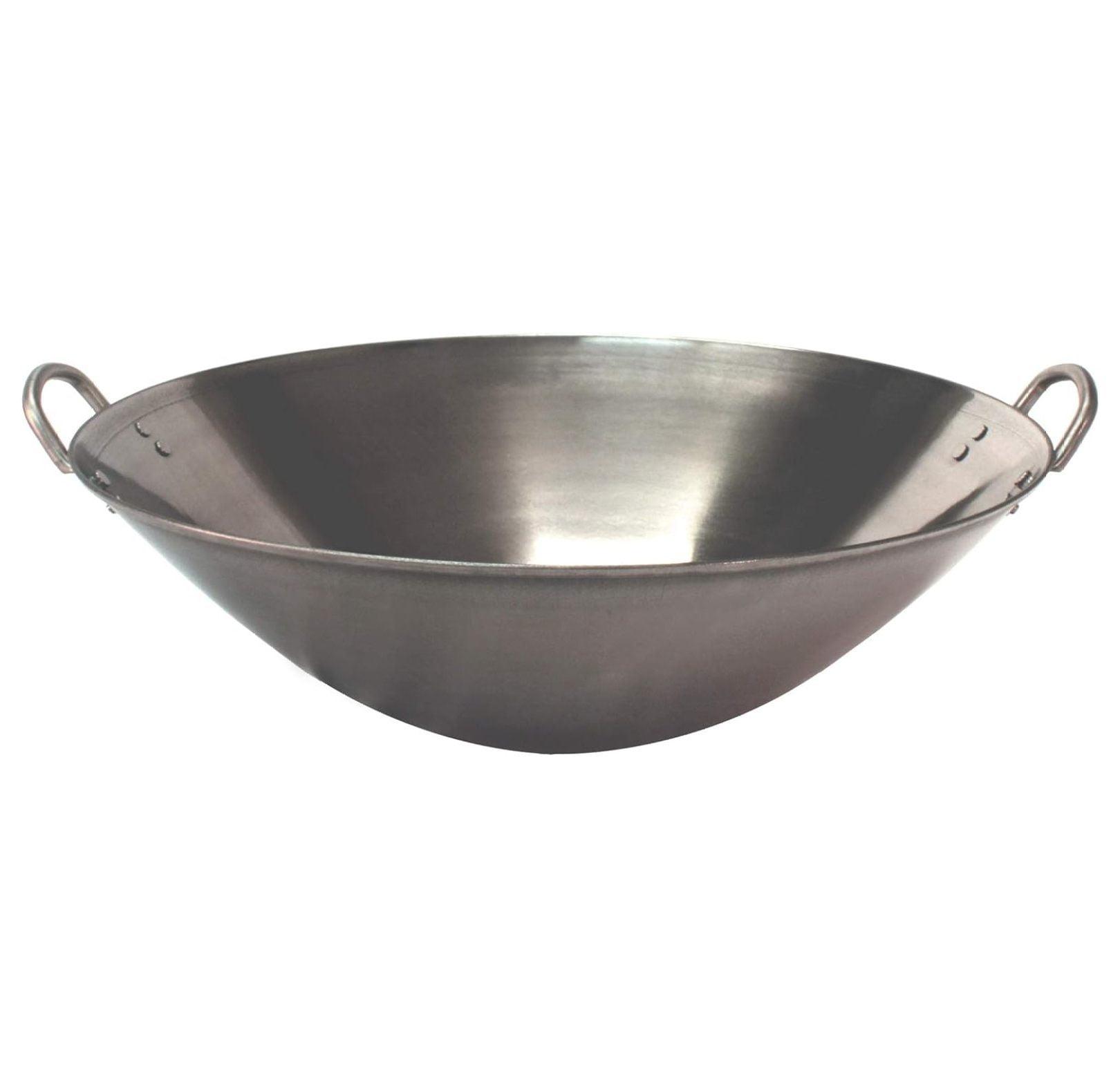 ZRQarq SL-PA450EA: 18″ Stainless Steel Wok (Induction Ready)