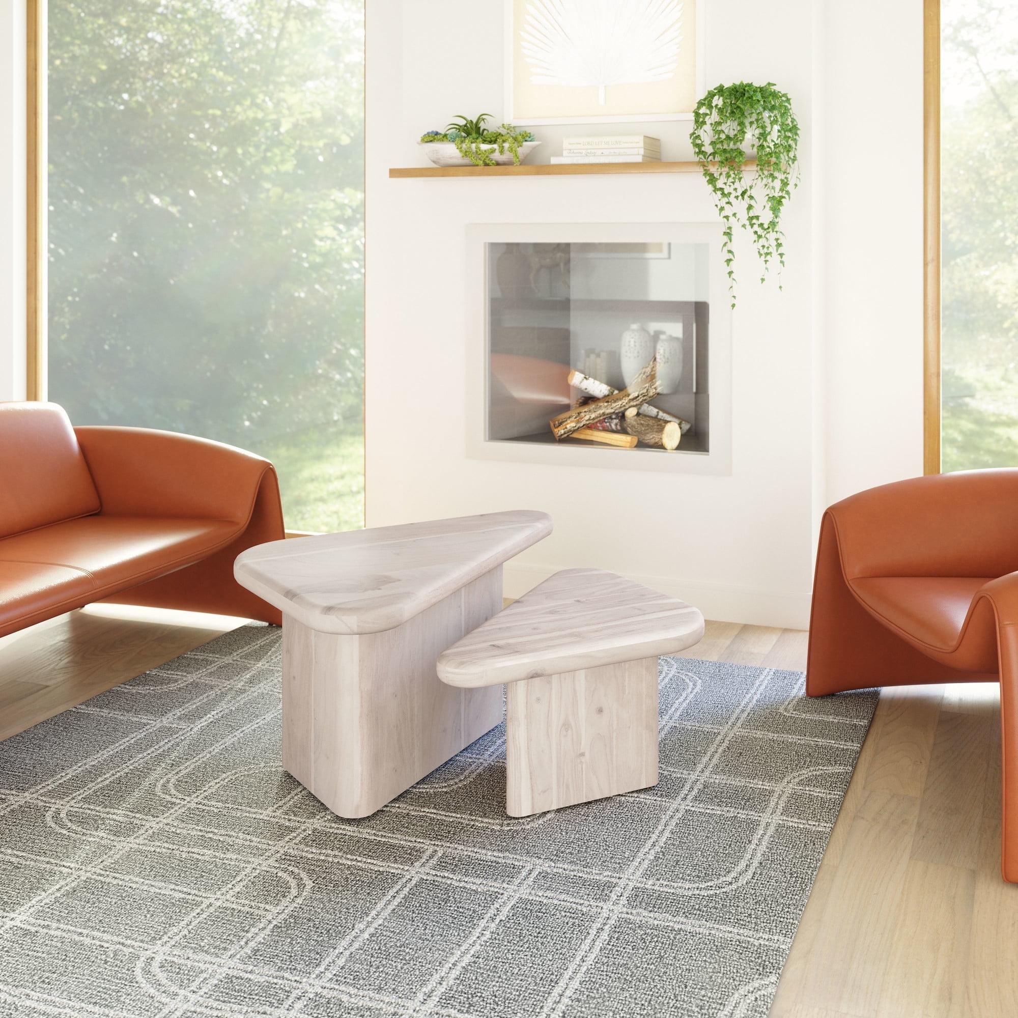 Direct Marketplace Navidic Coffee Table Set (2-Piece) Natural