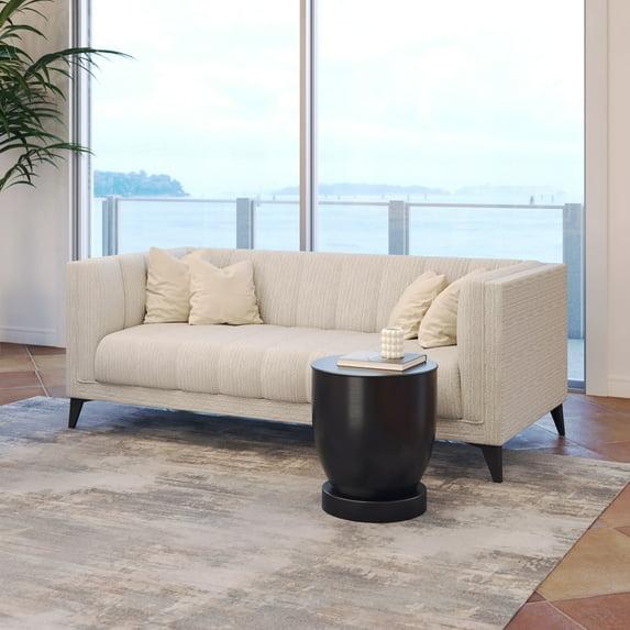 Punta Cana Sofa Leonardo Snow Sofa, Modern Style, Seats up to 3, Pine Wood, Indoor Living