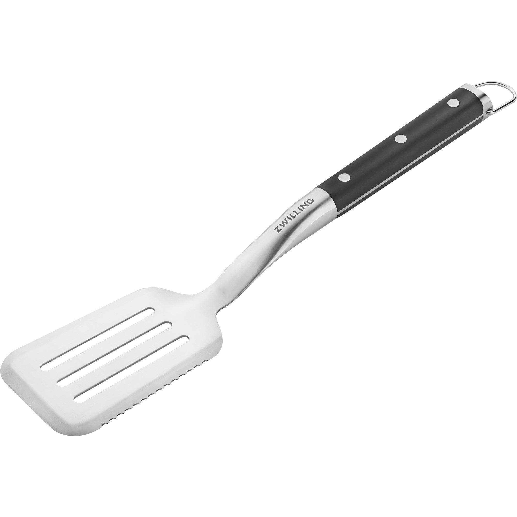 Zwilling BBQ+ 17-Inch Stainless Steel Grill Spatula with Serrated Edge