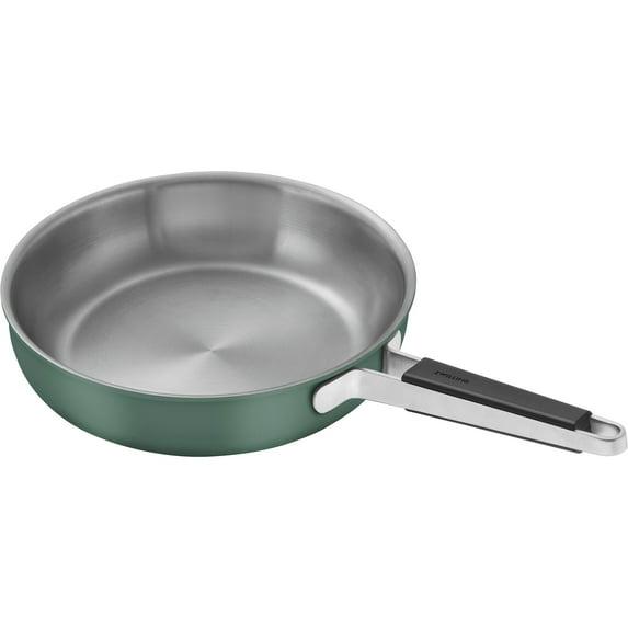 ZWILLING Pure 11-inch Stainless Steel Fry Pan, Green