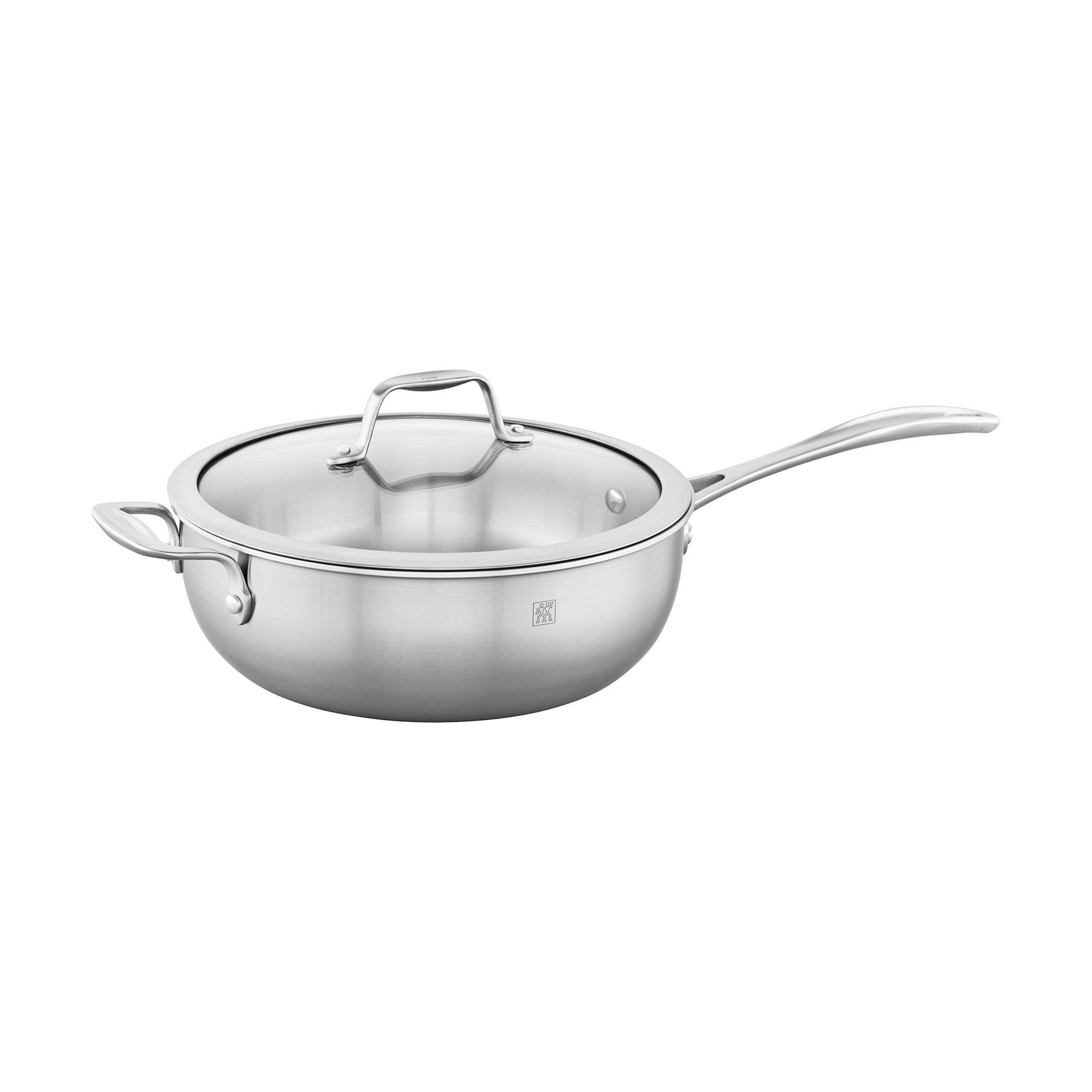 ZWILLING Spirit 4.6-qt Stainless Steel Pan with Glass Lid