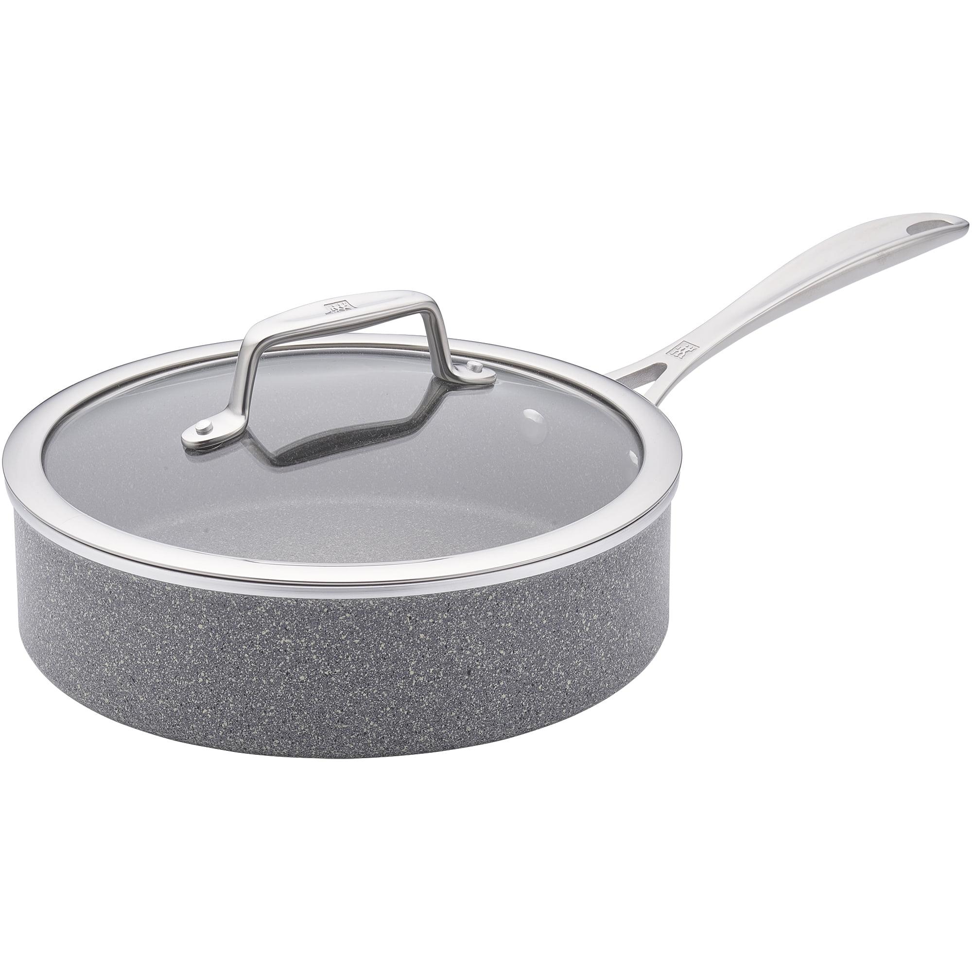 ZWILLING Vitale 3-qt Aluminum Nonstick Speckled Saute Pan with Lid