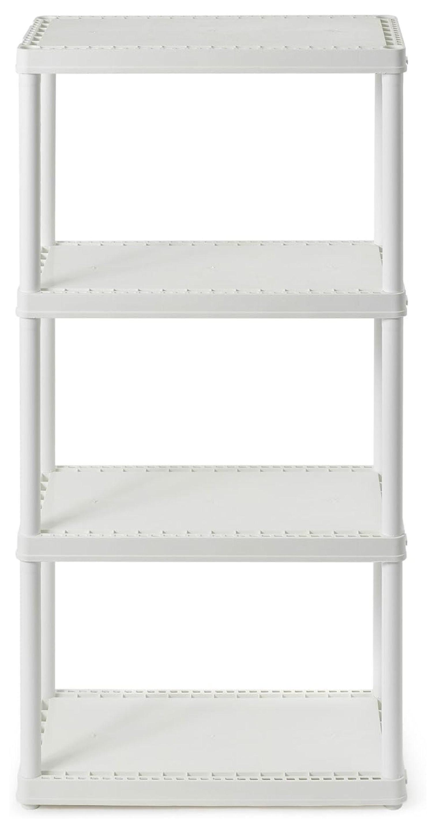 White 4-Shelf Kids Storage Organizer