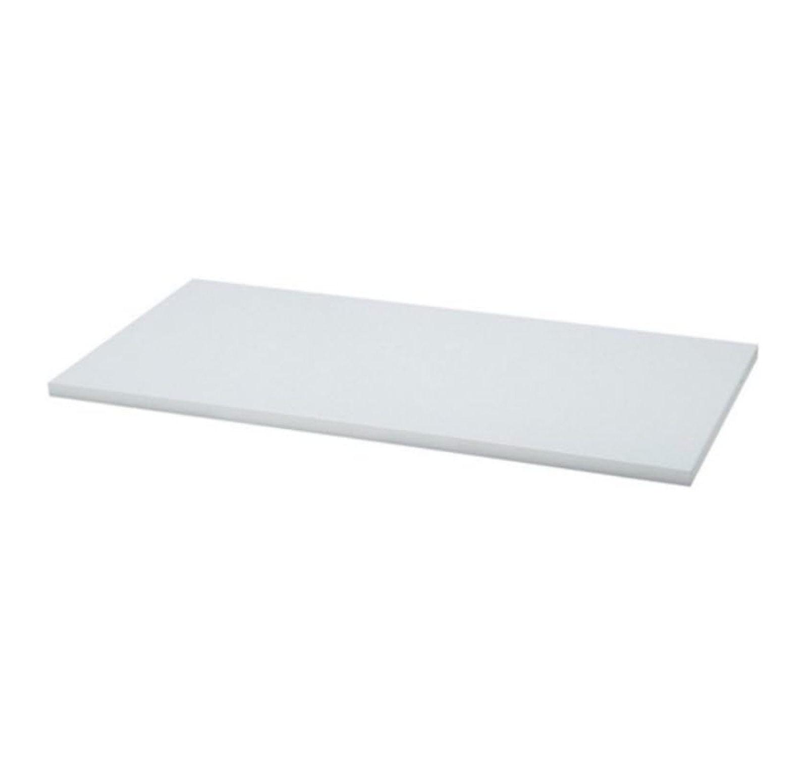 White 30" x 14" Melamine Wood Shelf