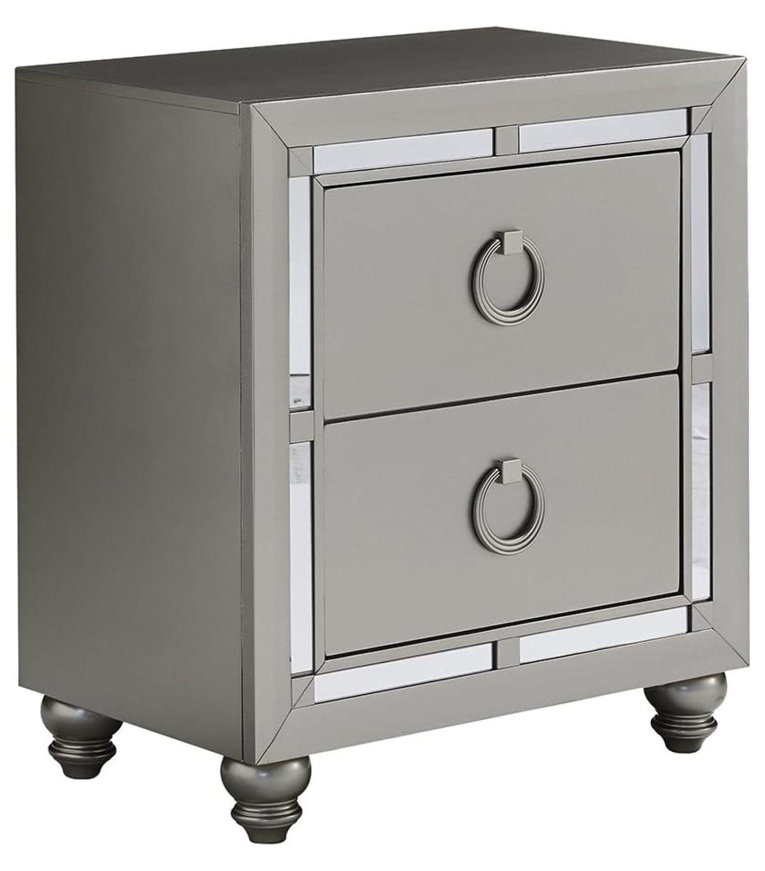 Global Furniture USA Transitional Glam Nightstand