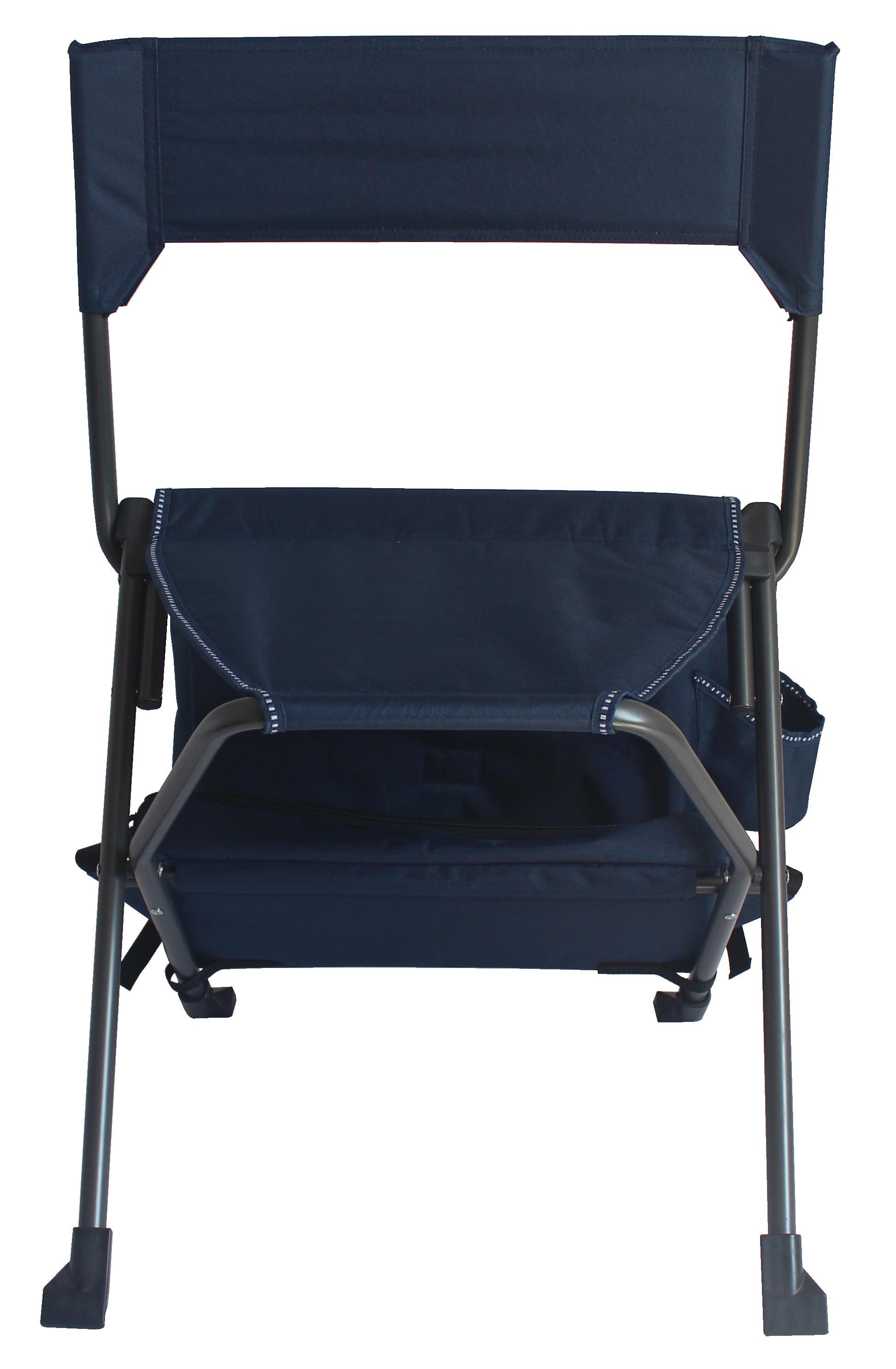 Zenithen Folding Backpack Outdoor Chair, Dark Blue