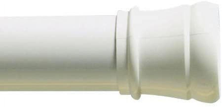 Zenna Home Tension Stall Shower Rod, 27"-40", White