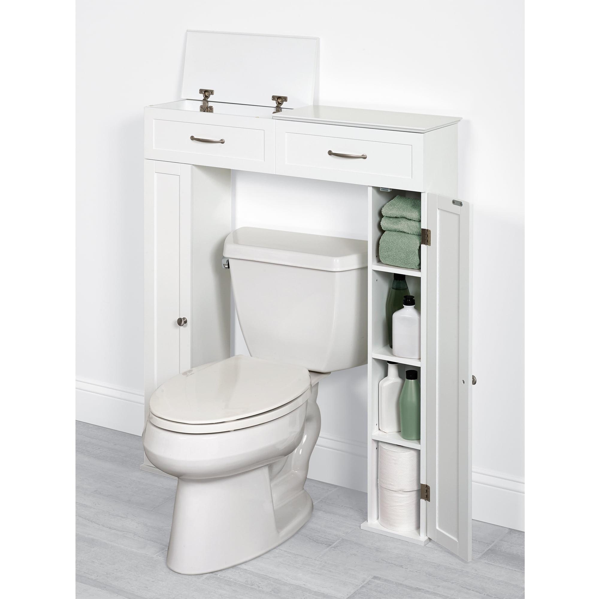 Lift Top Bath Storage Console Cabinet - Zenna Home