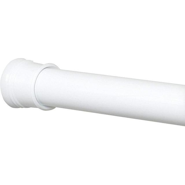 Zenna Home Tension Stall Shower Rod, 27"-40", White