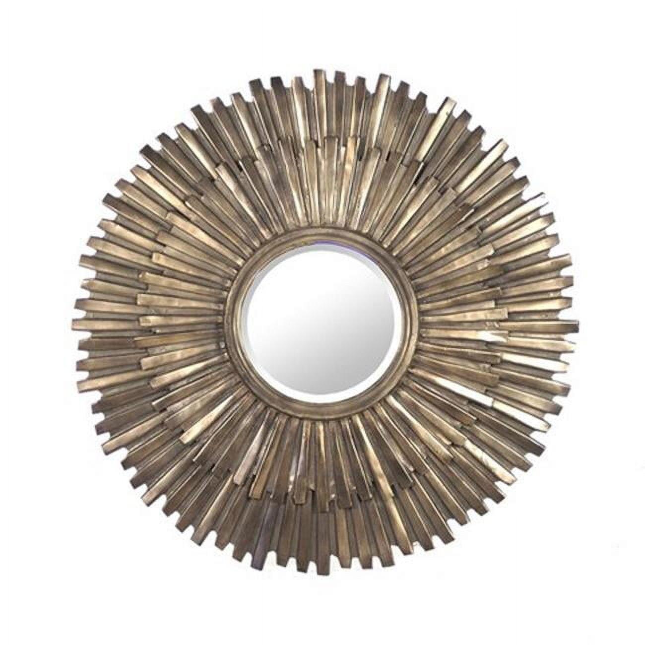 Daria Wood Flat Wall Mirror