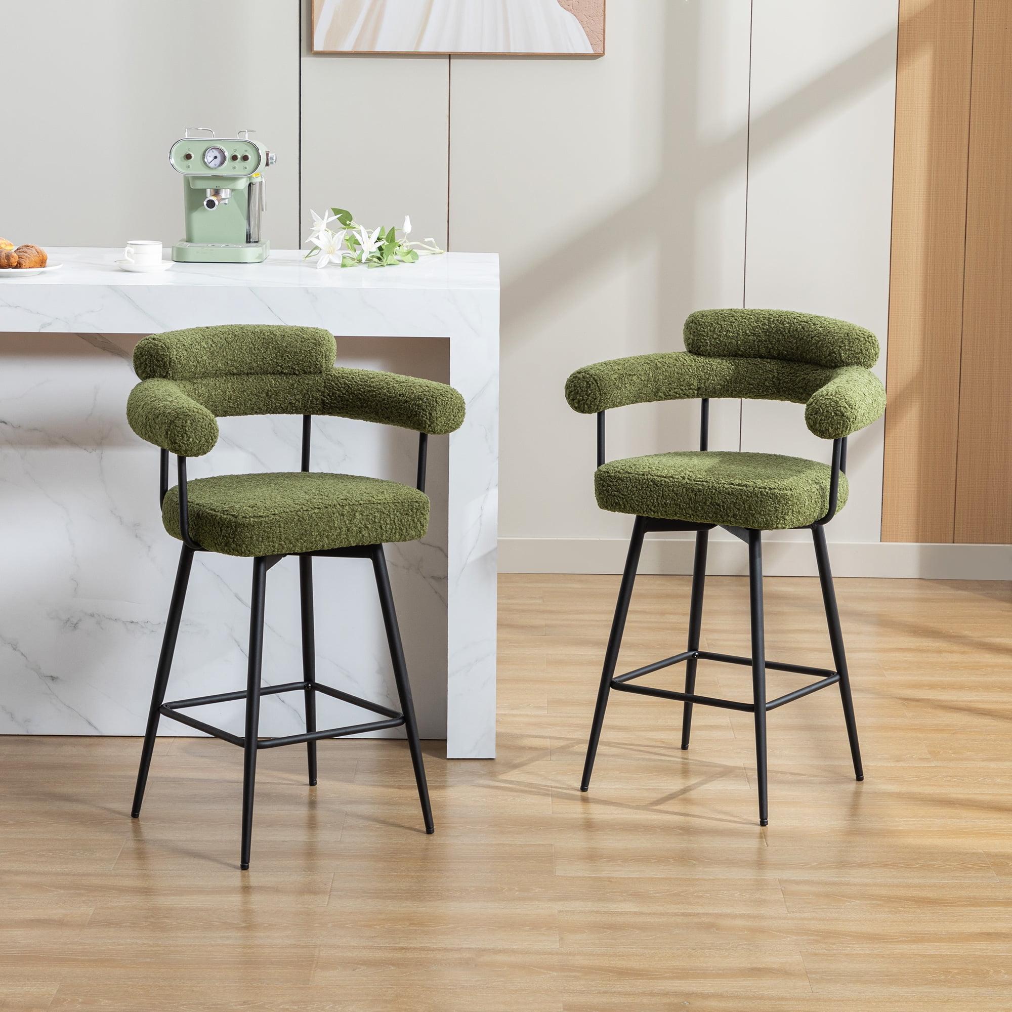 Kiylan Swivel 26.7" Counter Stool (Set of 2)