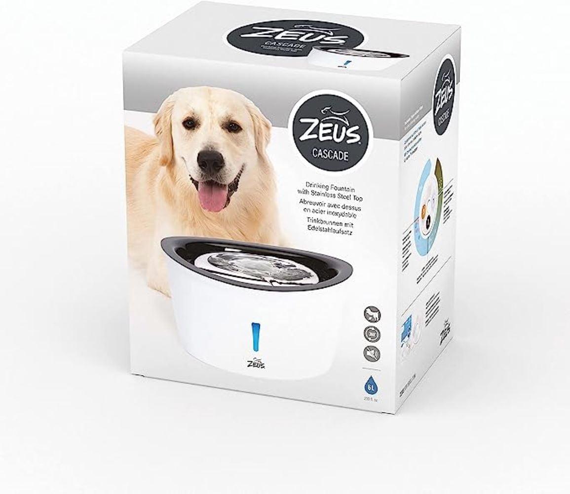 Zeus Cascade 6L Stainless Steel Dog Drinking Fountain