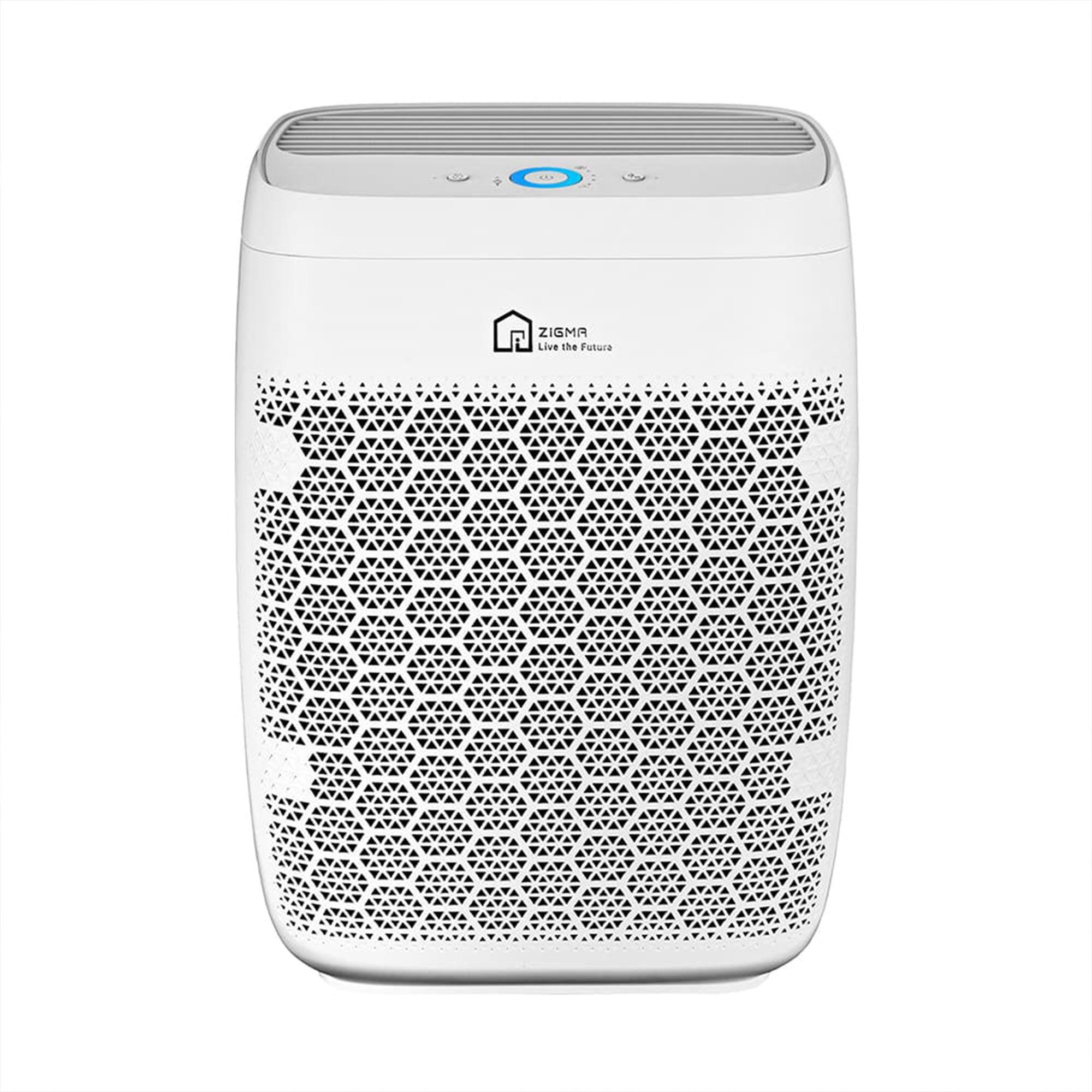 Zigma Aerio-300 1580 Sq Ft Smart 5-in1 HEPA Air Purifier for Home, White