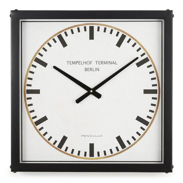 Zimlay Tempelhof Terminal Clock With Black Finish 60320007