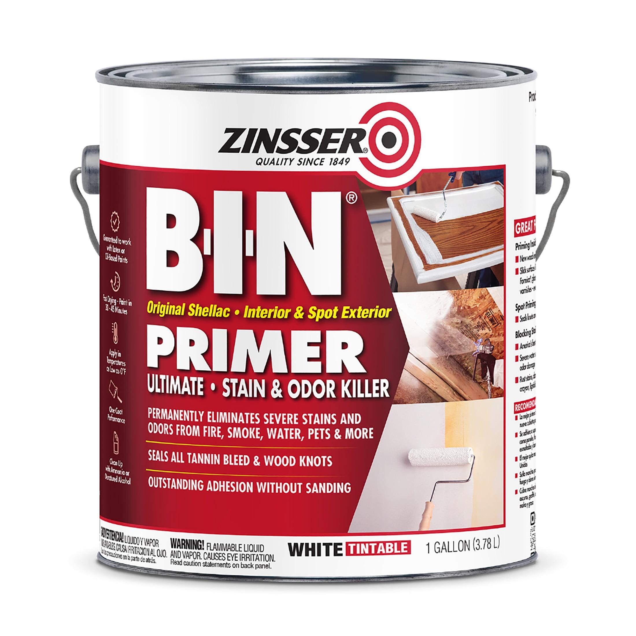 Zinsser B-I-N White Shellac-Based Primer and Sealer 1 Gallon