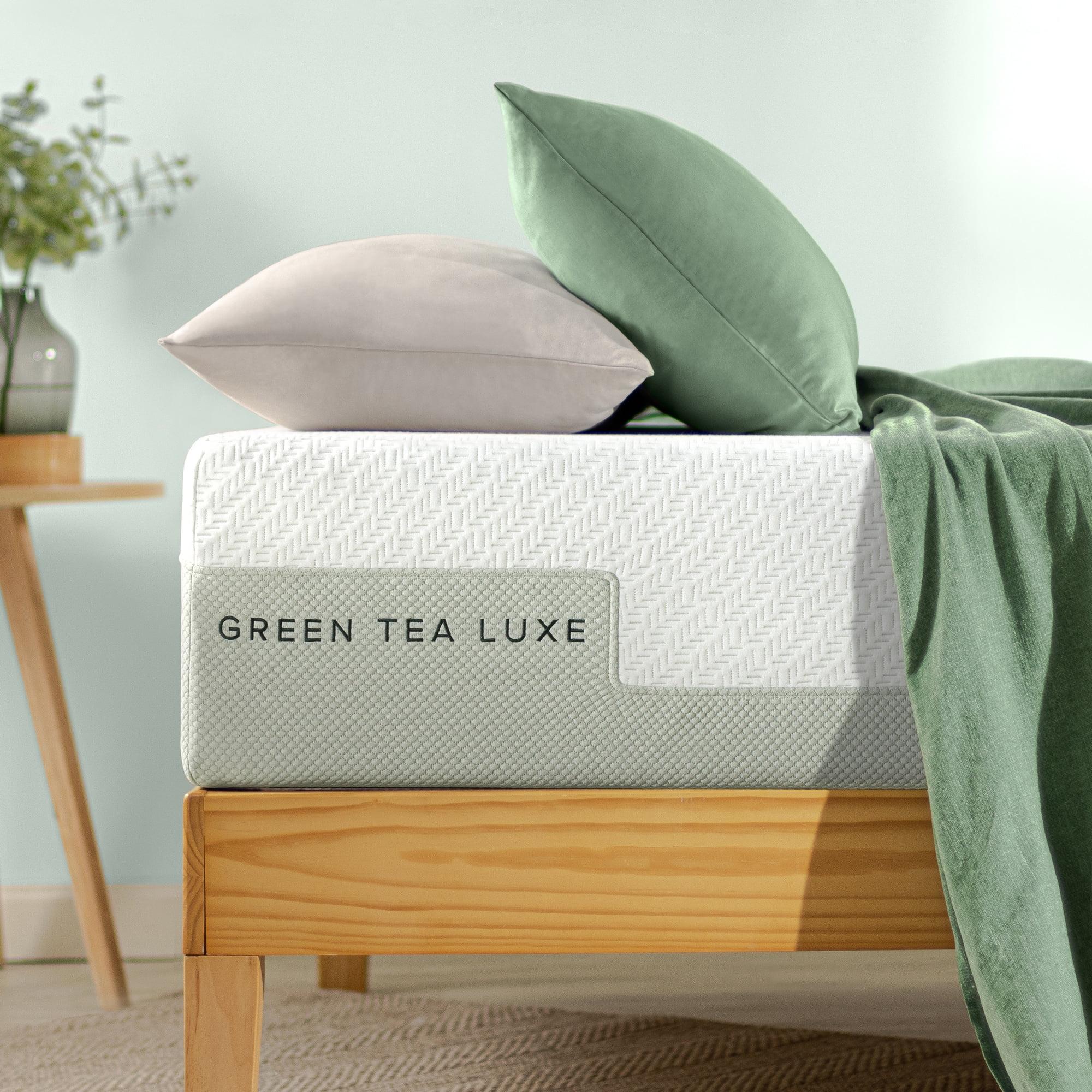 Full 14" Green Tea Luxe Memory Foam Mattress