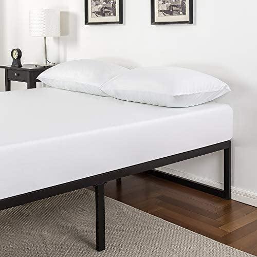 Full Abel 14" Metal Platform Bed Frame Black - Zinus: Steel Construction, No Box Spring Needed, Easy Clean