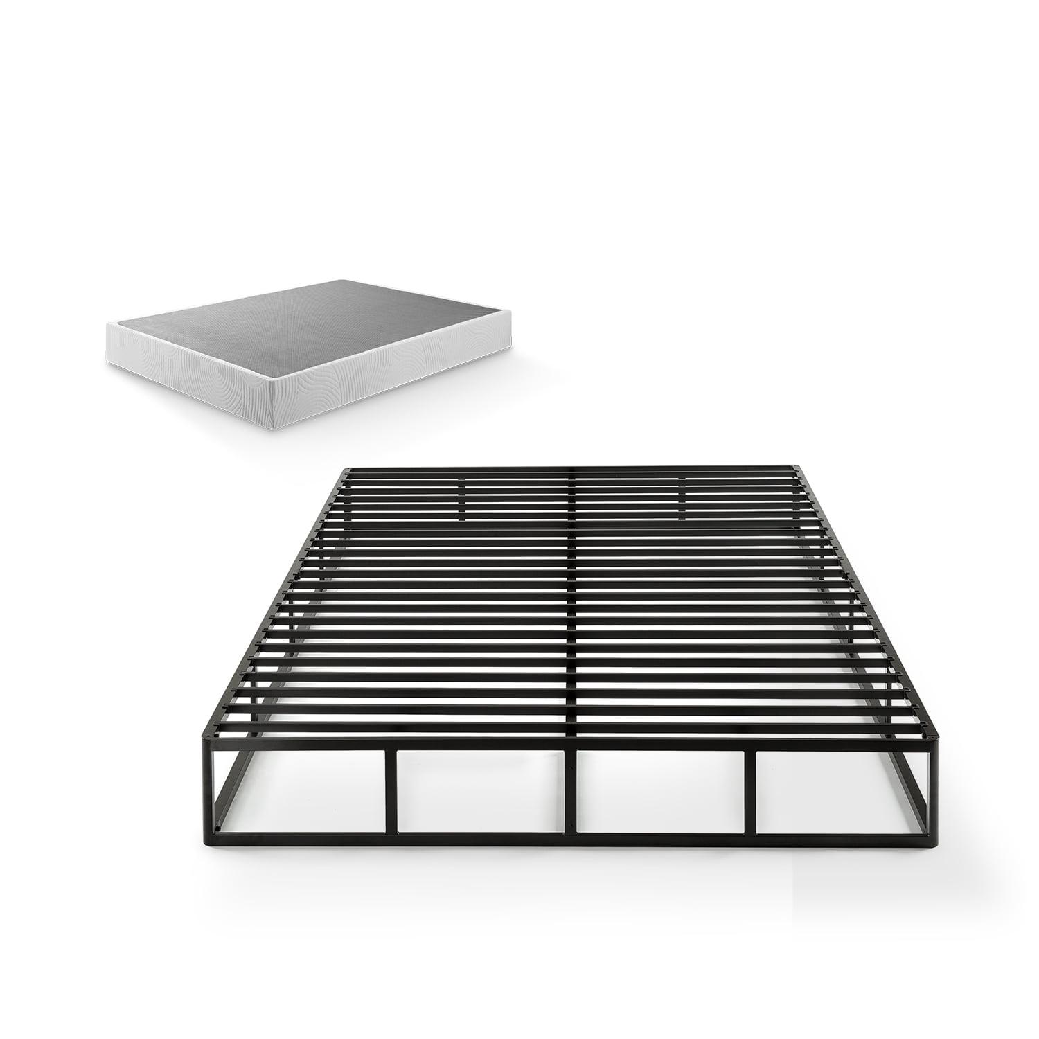 Zinus 9" Black Metal Smart Box Spring, Full Size