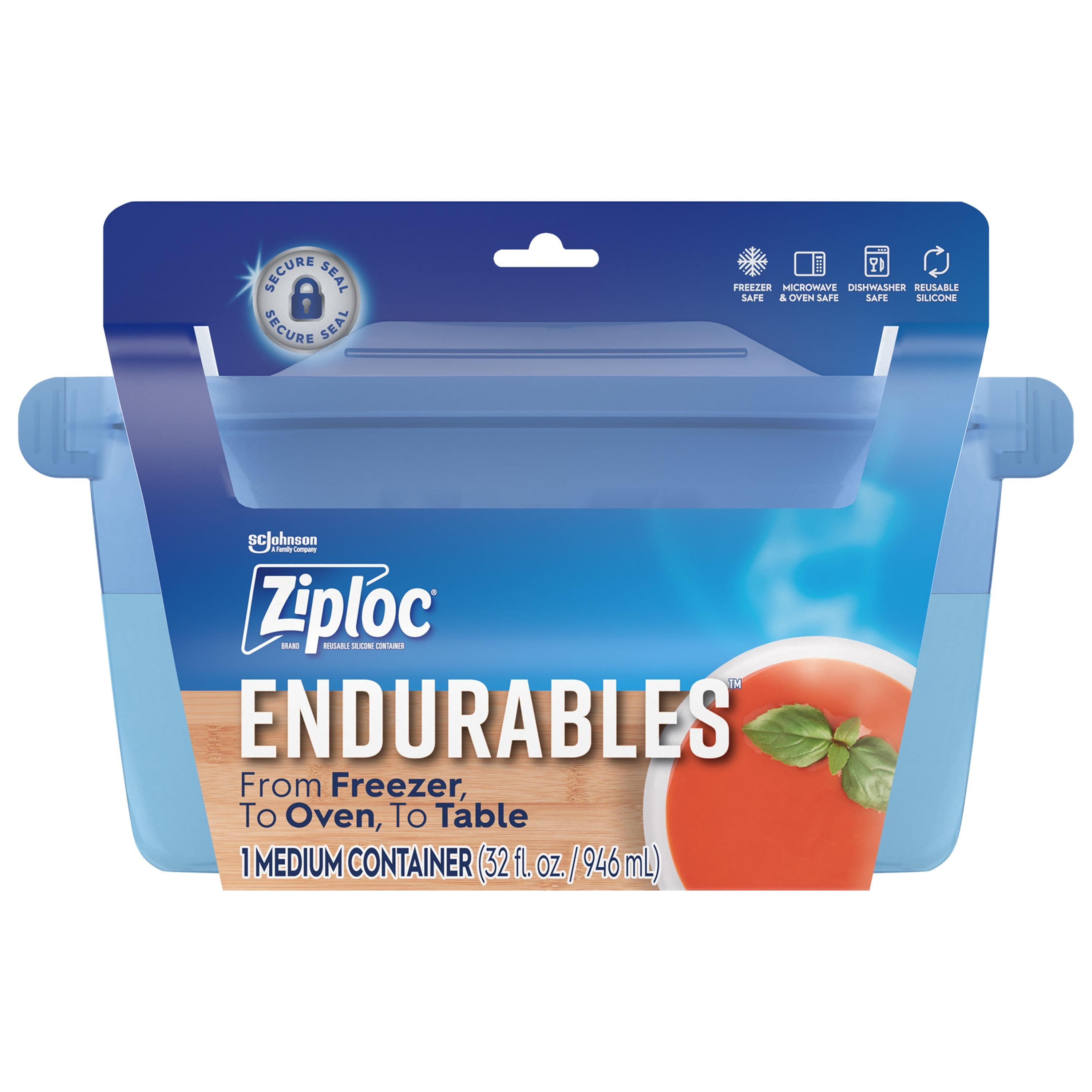 Ziploc Endurables Reusable Silicone Food Storage Container - Medium - 32 fl oz