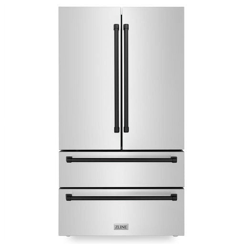 ZLINE 36" Autograph Edition French Door Refrigerator in Fingerprint Resistant Stainless Steel