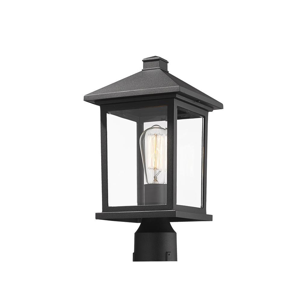 Z-Lite Portland 1 - Light Post Light in  Black