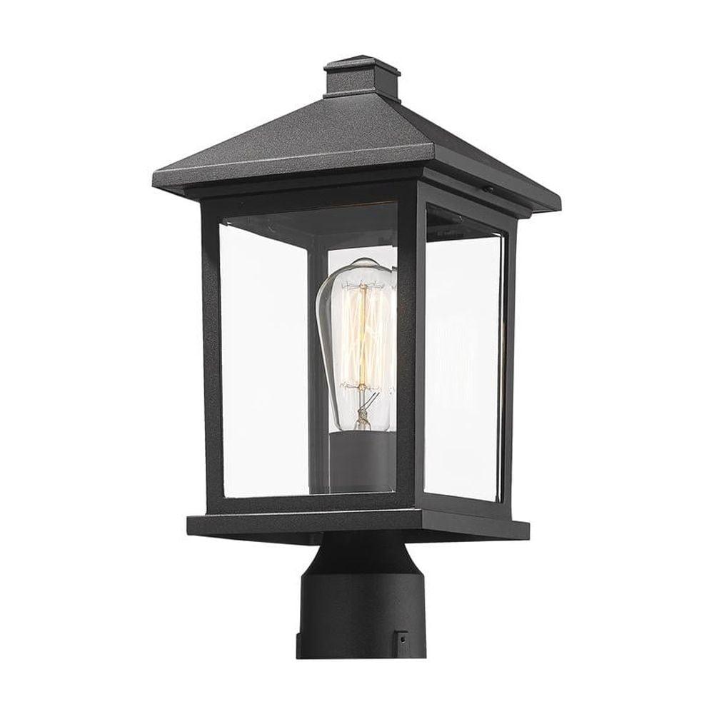 Z-Lite Portland 1 - Light Post Light in  Black