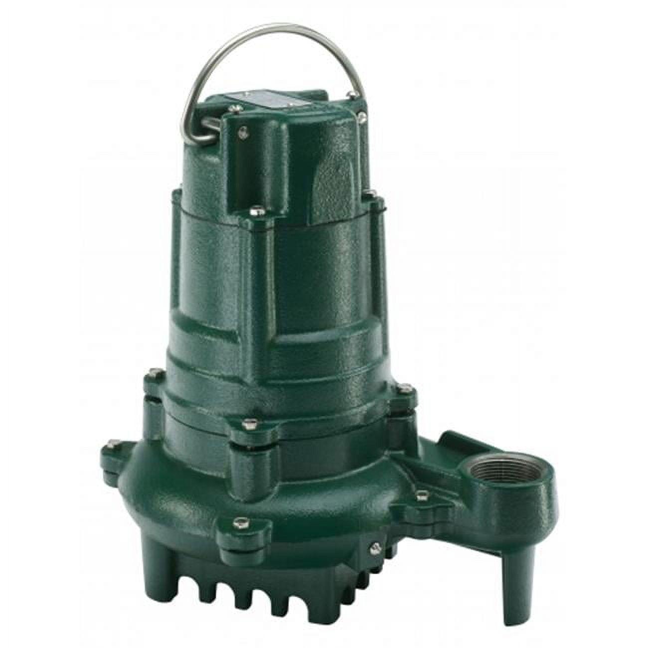 Zoeller Green Cast Iron 0.5 HP Effluent Pump