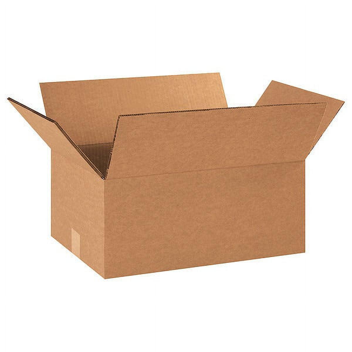 Heavy-Duty Kraft Double Wall Corrugated Shipping Boxes, 18" x 12" x 8"