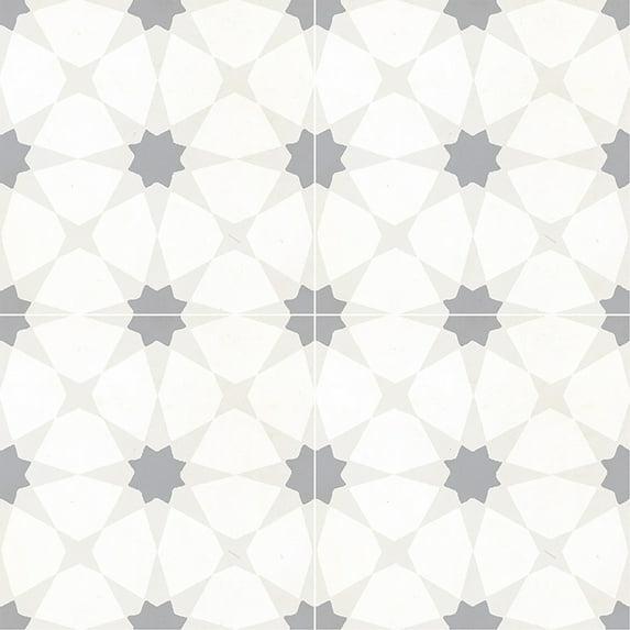 Amara 8" x 8" Encaustic Look Matte Porcelain Floor & Wall Tile