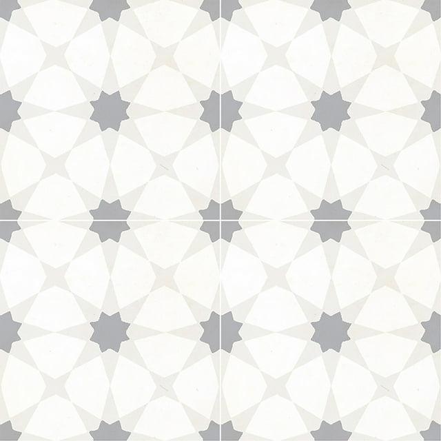 Amara 8" x 8" Encaustic Look Matte Porcelain Floor & Wall Tile