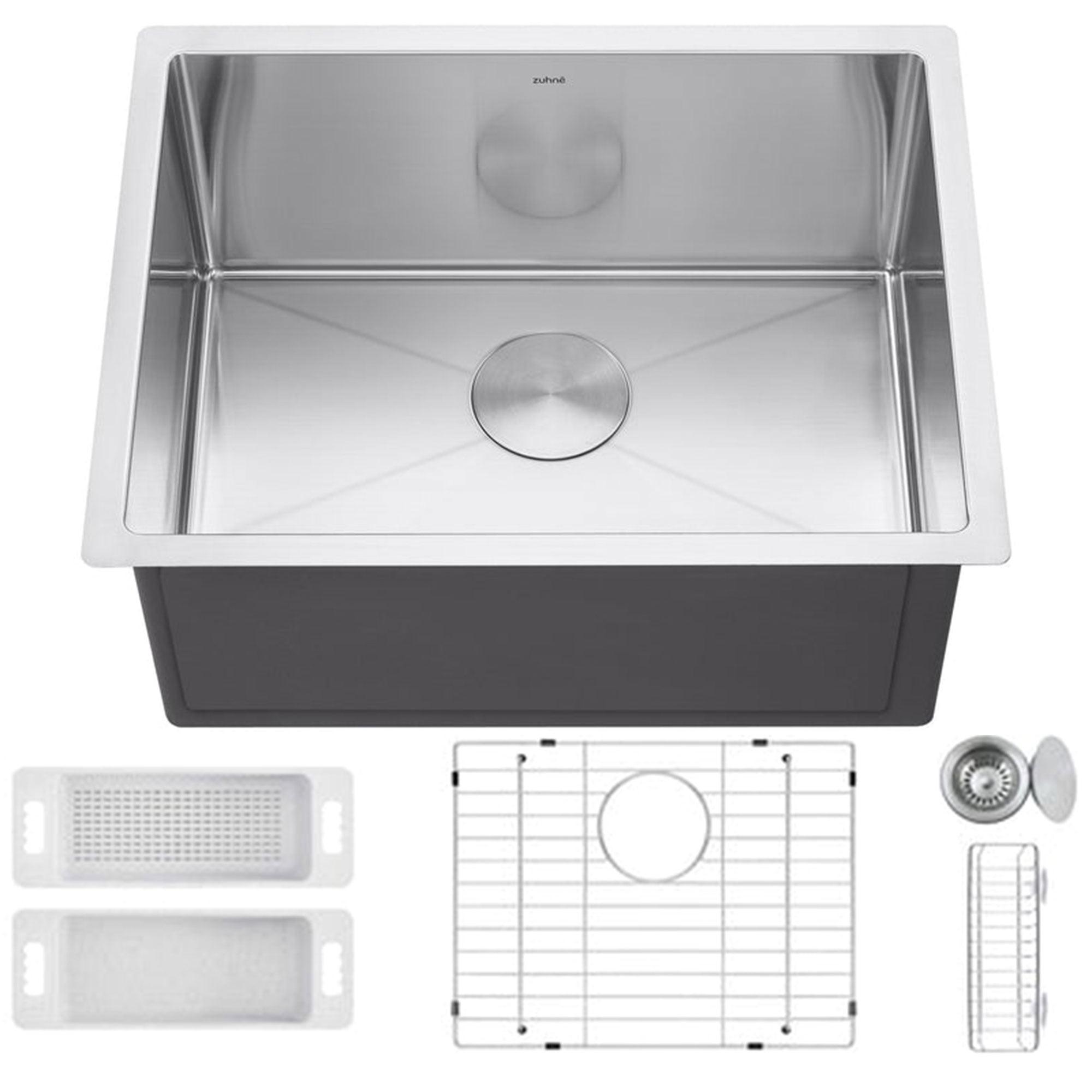 23'' L Undermount Single Bowl Stainless Steel Kitchen Sink