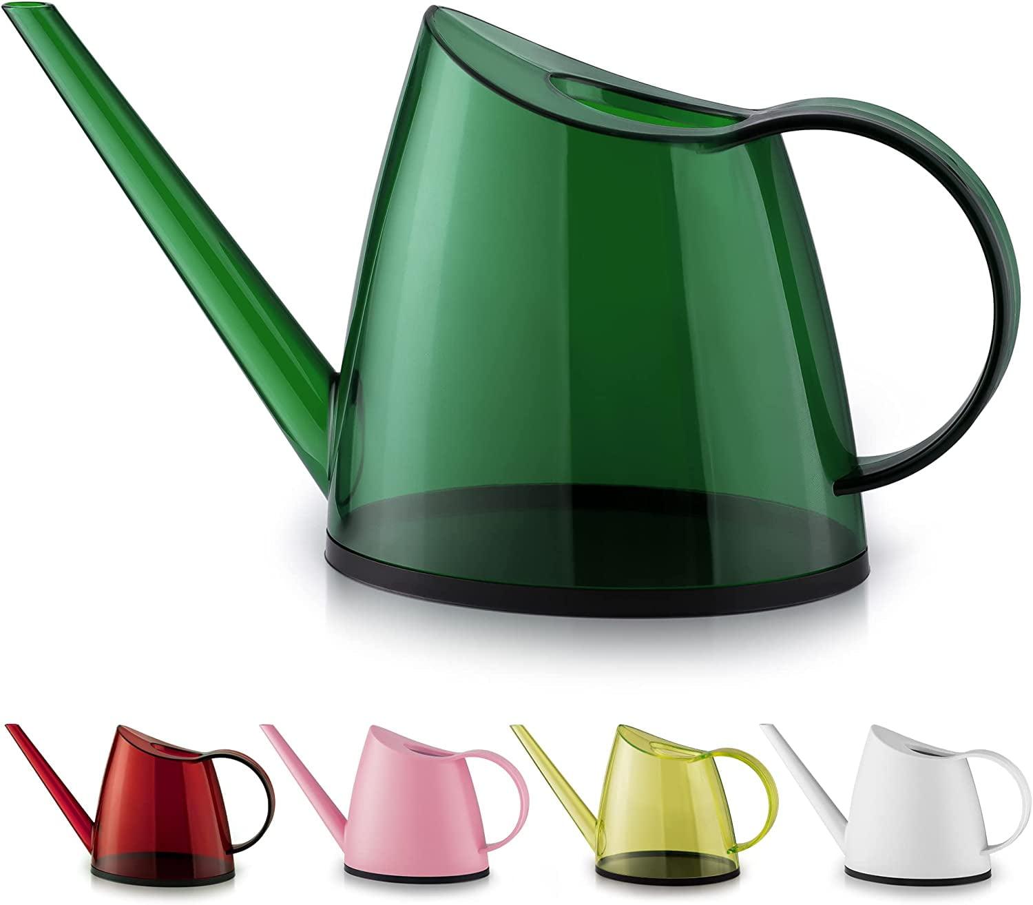 Zulay Kitchen Zulay Home Watering Can for Indoor Plants, Translucent Small Watering Cans, Long Spout Water Can for Outdoor, 1/3 Gallon 1.4L 47oz