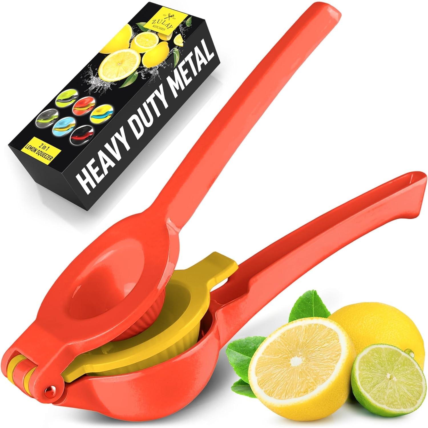 Zulay Kitchen Zulay Kitchen 2-in-1 Manual Lemon Squeezer Manual Juicer Citrus Press