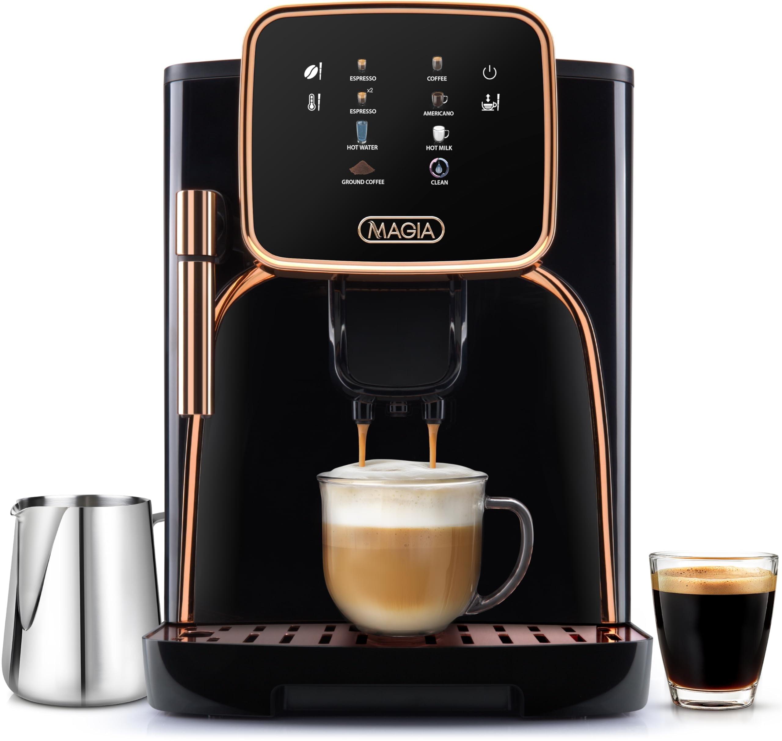 Zulay Kitchen Zulay Kitchen Magia Clasica - Fully Automatic Espresso Machine With Grinder and Touch Screen